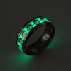 Luminous Skull Rings  Gold Silver Glow In The Dark Rings Stainless Steel