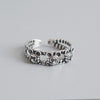 925 Silver Adjustable Rings for Women Jewelry