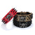 2" Width Spike Studded Dog Collars PU Leather Puppy Cat