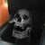 Old Vintage Stainless Steel Vampire Skull Open Jaw Silver Color Ring Mens Skull