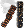 New 5pcs/Set 18mm Resin Skull Dice Statue Board Game Dice Office Desk Decor Toy Halloween Party Decoration