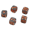 New 5pcs/Set 18mm Resin Skull Dice Statue Board Game Dice Office Desk Decor Toy Halloween Party Decoration