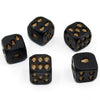 New 5pcs/Set 18mm Resin Skull Dice Statue Board Game Dice Office Desk Decor Toy Halloween Party Decoration