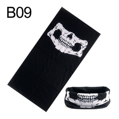 Windproof Skull Bandana Hiking Scarves Men Women Cycling Face Mask Sports Arm Antiperspirant Towel Elastic Force Neck Scarf 2019