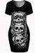 Skull Printed casual dress  New