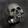 Skull Silver Color Ring Mens Skull Biker Rock Roll Gothic Punk Jewelry Ring