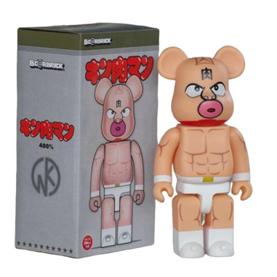 28cm 11Inch Bearbrickly 400% Kinnikuman Building Blocks Bear PVC Action Figure Toys Decoration Models Gifts and collections