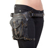 Women Thigh Leg Bag Steampunk Retro Rock Waist Hip Belt Skull Bag