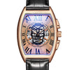 men watch skull Mechanical Skeleton Gear Movement Royal Design