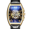 men watch skull Mechanical Skeleton Gear Movement Royal Design