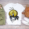Women 2020 Summer Fashion Skull Butterfly Plant Short Sleeve Lady T-shirts Top T Shirt Ladies Womens Graphic Female Tee T-Shirt