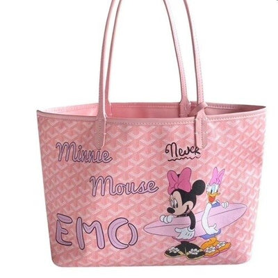 2pcs/lot graffiti ladies bag coin purse large capacity portable tote bag cartoon vegetable basket