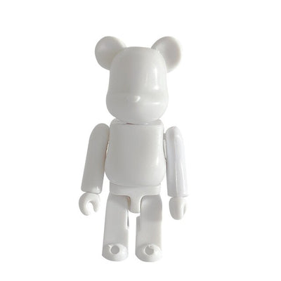 100% Bearbricklys Mini Action Figures Blocks Fruit Bear Dolls PVC Street Art Collectible Models Toys to Kids Christmas Gifts