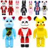 Brick Street Art 400% Bear Vinyl Doll Collections Model Toys Action Figure Decorations Statue Bear Dolls Gifts