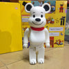 Brick Street Art 400% Bear Vinyl Doll Collections Model Toys Action Figure Decorations Statue Bear Dolls Gifts