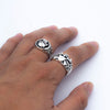 25pcs Skull Skeleton Gothic Alloy Rings Punk style rings for mens womens Wholesale Jewelry lots