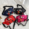 Disney Mickey Mouse chest bag boys and girls large-capacity belt bag cartoon handbag shoulder messenger bag girls shopping bag