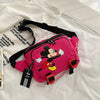 Disney Mickey Mouse chest bag boys and girls large-capacity belt bag cartoon handbag shoulder messenger bag girls shopping bag