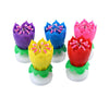 Musical Candle Lotus Flower