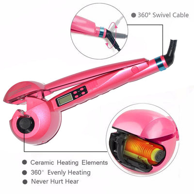 Professional Steam Automatic Hair Curler