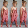 Baby Kids Girls One-piece Sleeveless Grid