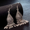 Bohemia  Dream Catcher Hollow out Vintage Leaf Feather Dangle Earrings For Women