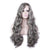 Long wavy dark grey wig