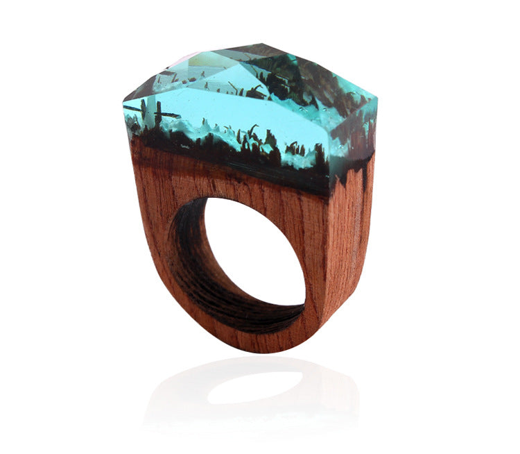 Magicdeal™ Handmade  Wood Resin Ring A2