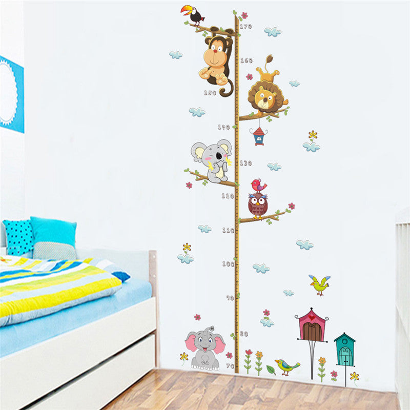 Height Measure Wall Sticker For Kids Rooms