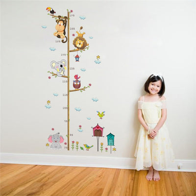 Height Measure Wall Sticker For Kids Rooms