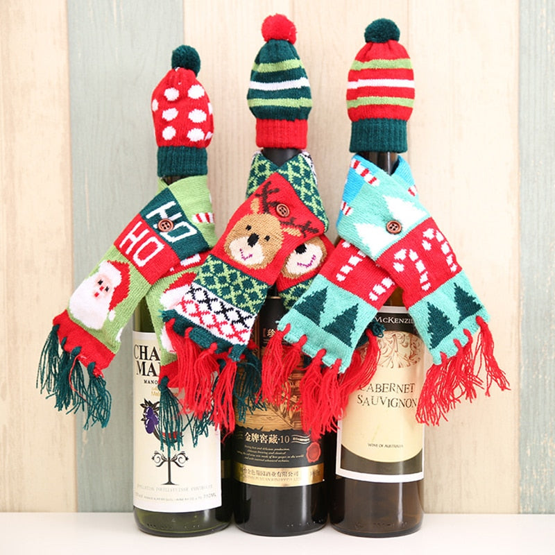 Christmas Wine Bottle Cover Bag