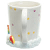 Mug 3D Ceramic Coffee Ceramic Cup with Rainbow and White clouds "I Don't Believe Humans"