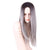 Ombre Black Wig Long Straight