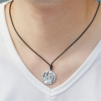 Magicdeal™ Adventurer Badge Pendant Necklaces B3