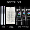 Poly Gel Nail Extension Set