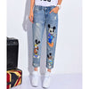 Jeans Women Casual Denim Ankle-Length