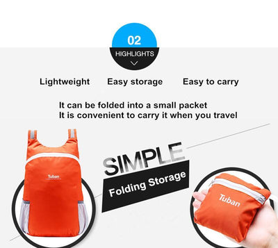 Waterproof Folding Backpack