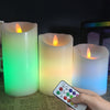 Flameless dancing flame LED Candles colors