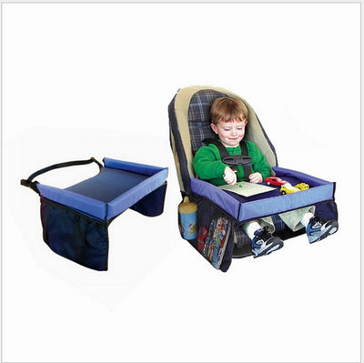 Waterproof table Car Seat Tray Storage Kids Toys Infant Stroller Holder for Children