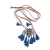 Vintage Boho Bohemian Ethnic Statement Tassel Pendant Necklace