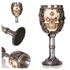 Horrible Resin Stainless Steel Skull Goblet Retro Claw Wine Glass