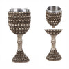 Horrible Resin Stainless Steel Skull Goblet Retro Claw Wine Glass