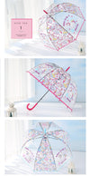 Unicorn Transparent Umbrella  Clear Bubble Dome Girl Cute