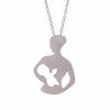 Charming Baby Mother Necklace Fashion Daughter Son Child Family Love Pendant Necklace