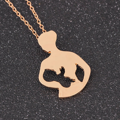 Charming Baby Mother Necklace Fashion Daughter Son Child Family Love Pendant Necklace