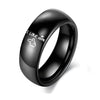 I Love Her And I Love Him Ring For Women Men Black Color Couple Wedding Ring Promise Jewelry