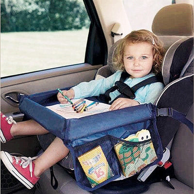 Waterproof table Car Seat Tray Storage Kids Toys Infant Stroller Holder for Children