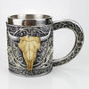 Skull Mug Contain Viking Skeleton Death