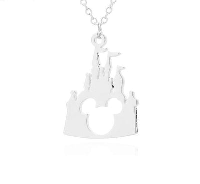 Lovely Long Chain Castle Necklaces Pendants