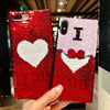 Color Change Sequined Phone Case for iPhone X 8 7 6 Plus Glitter Funny Phone Cover